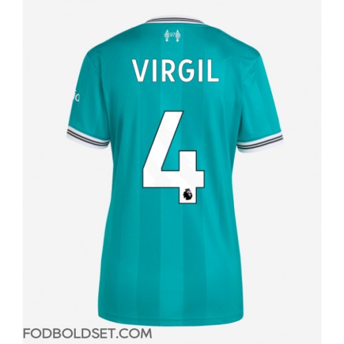Liverpool Virgil van Dijk #4 Tredjetrøje Dame 2025-26 Kortærmet